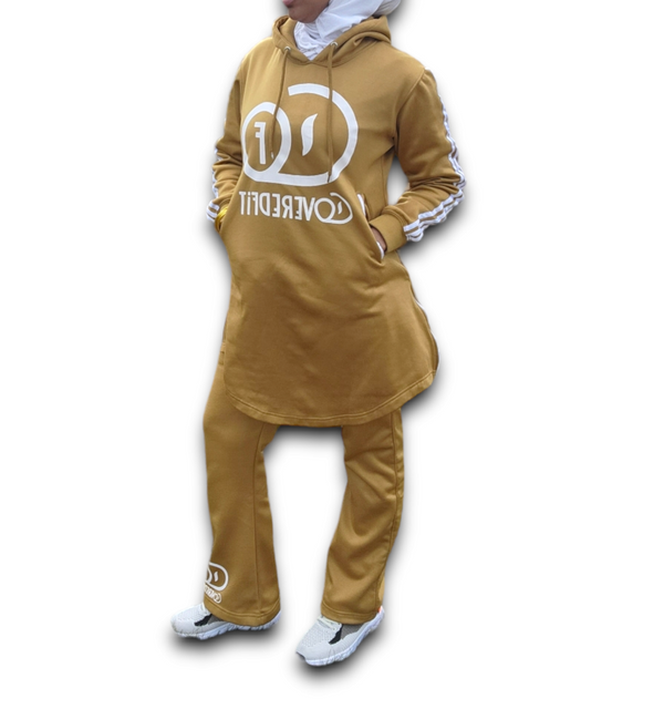 Nafeesah Track Sweatsuit - Gold